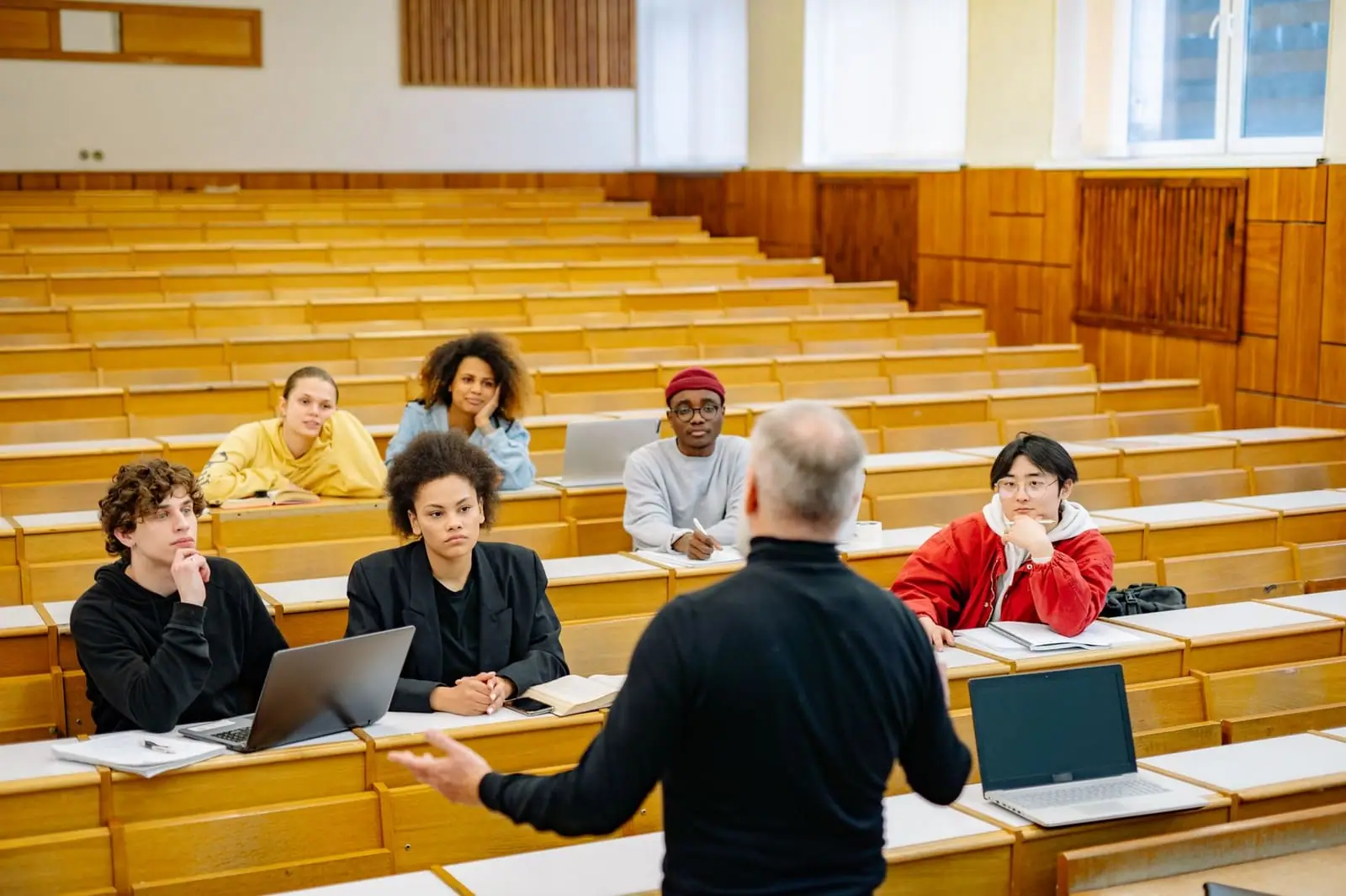 A university lecture hall