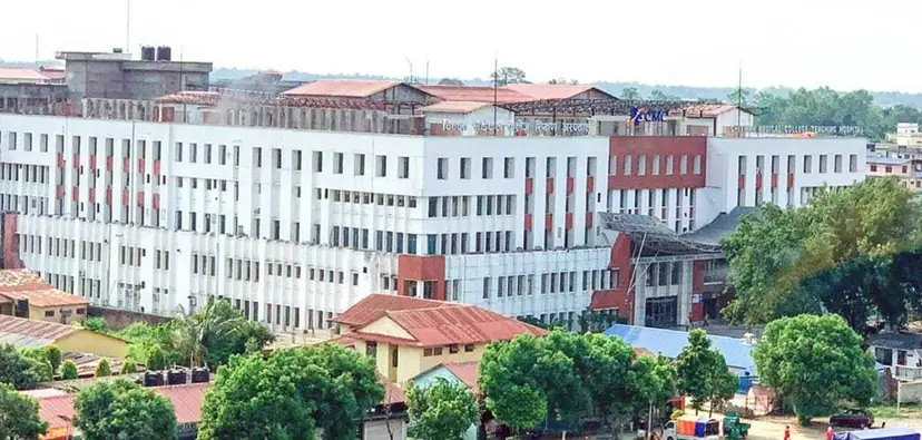 A teaching building at Chitwan Medical College, Bharatpur, Nepal