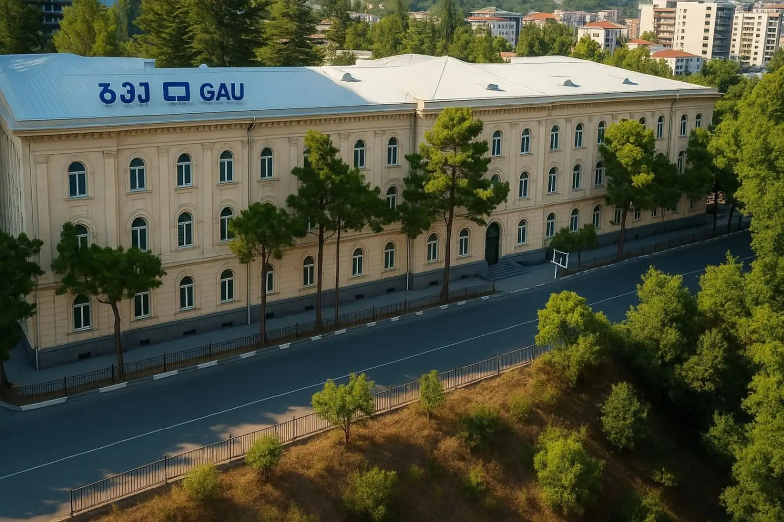 The Georgian American University campus in Tbilisi