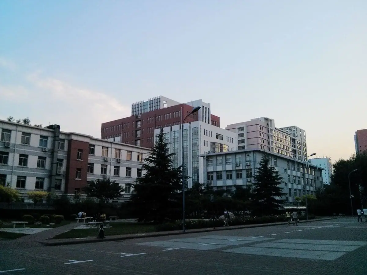 The campus of Tianjin Medical University, China